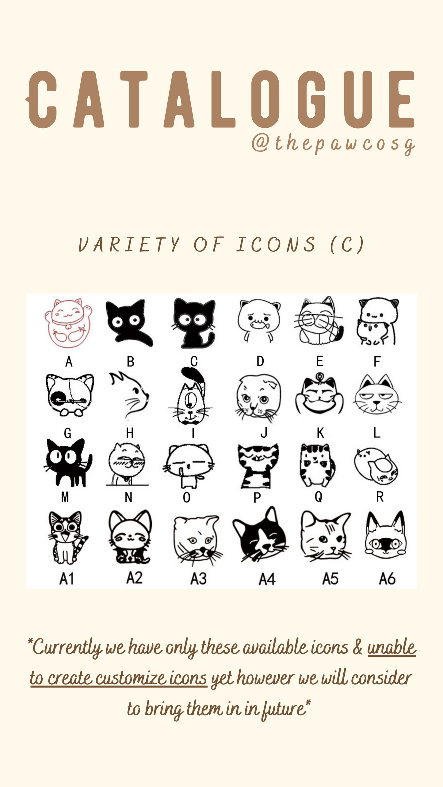 *Simple* Cat Paw Tag