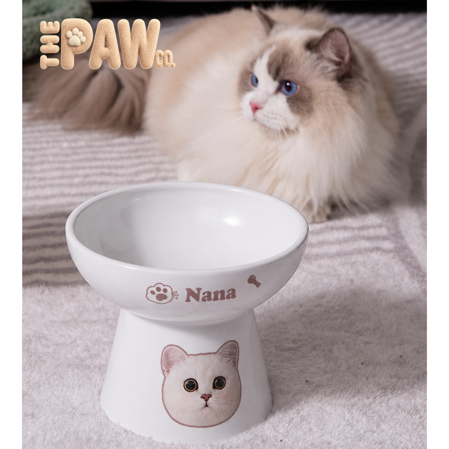 Home Customisable Ceramic Pet Bowl Max