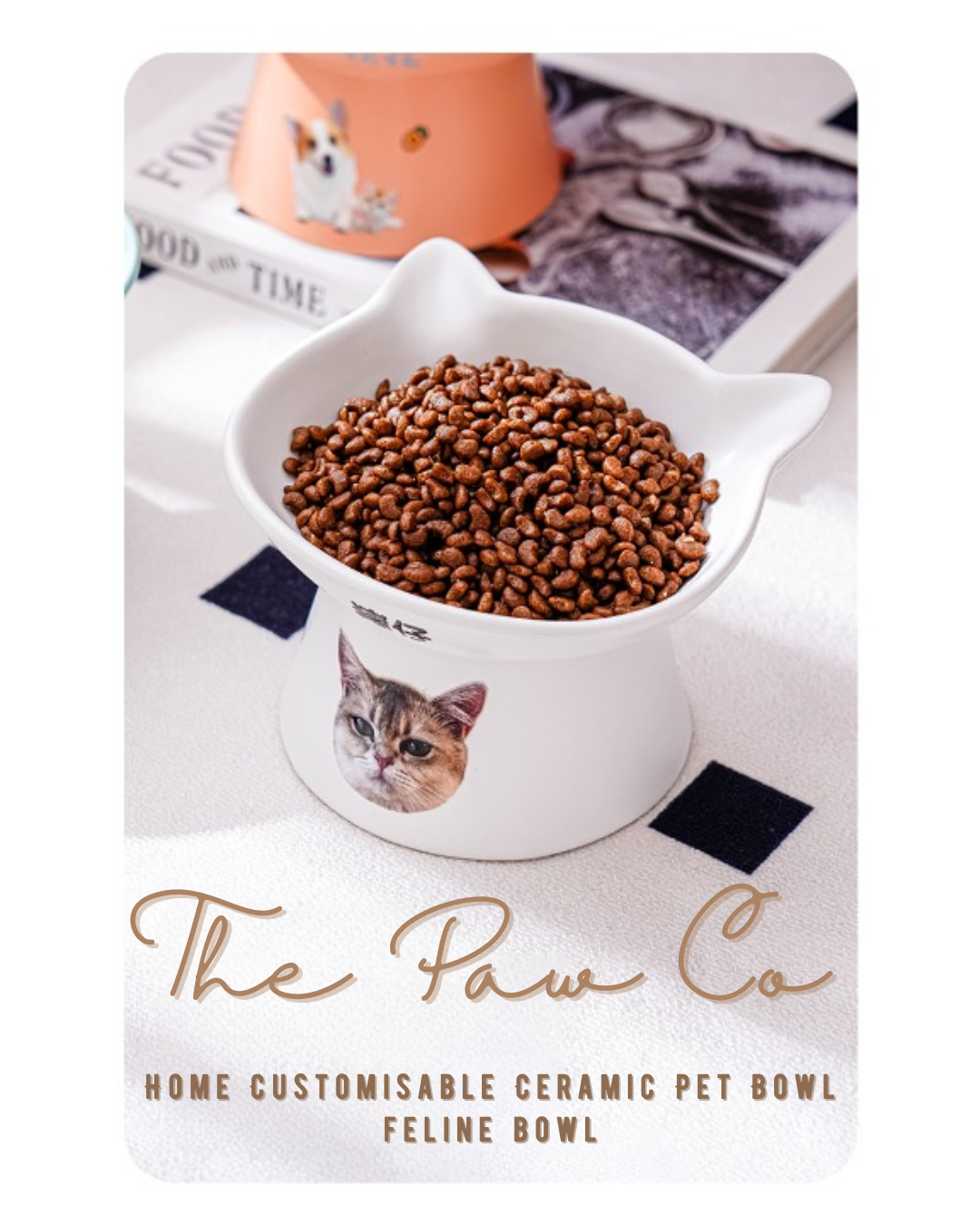 Home Customisable Ceramic Pet Bowl