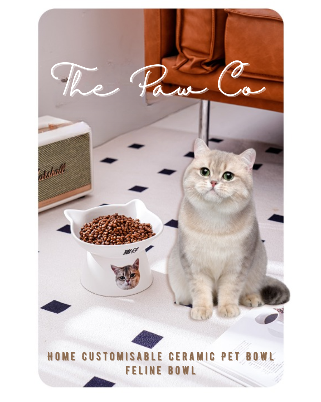 Home Customisable Ceramic Pet Bowl