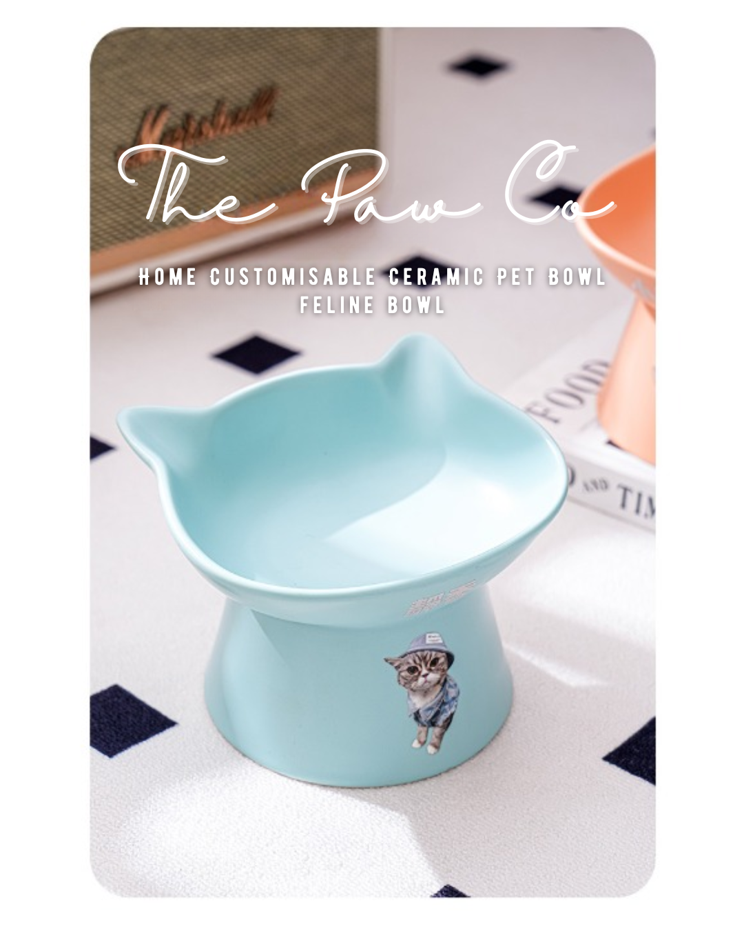 Home Customisable Ceramic Pet Bowl