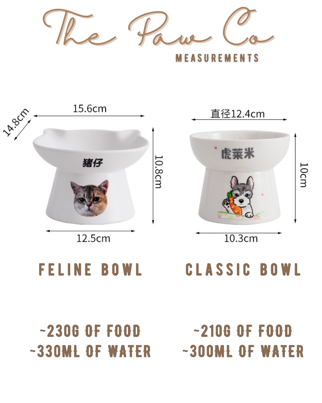 Home Customisable Ceramic Pet Bowl
